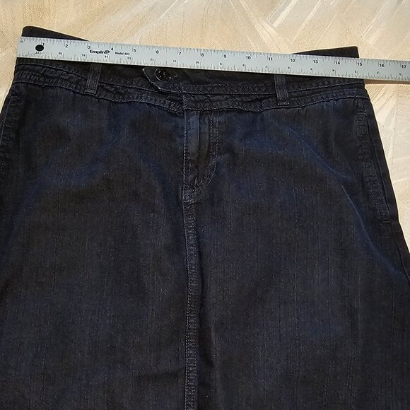 Women’s AG Peony Denim Skirt Dark Wash, 29 Waist - Picture 6 of 8